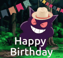 Happy Birthday Gengar GIF - Happy Birthday Gengar Gengar Pokemon GIFs