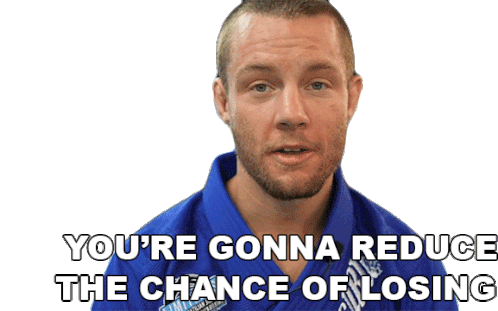 Youre Gonna Reduce The Chance Of Losing Jordan Preisinger Sticker - Youre Gonna Reduce The Chance Of Losing Jordan Preisinger Jordan Teaches Jiujitsu Stickers