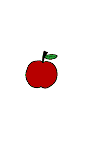 apple fruit animation bite