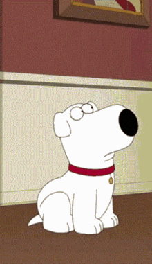 family guy brian griffin dog sitting expecting food