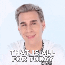 That Is All For Today Brad Mondo GIF - That Is All For Today Brad Mondo Thats It For Now GIFs