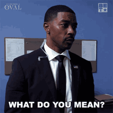 What Do You Mean Sam Owen GIF - What Do You Mean Sam Owen The Oval GIFs