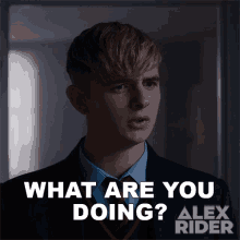 What Are You Doing Alex Rider GIF - What Are You Doing Alex Rider What Do You Do GIFs