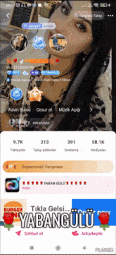 a screenshot of a woman 's profile on a phone screen