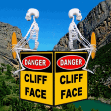 Danger Cliff Face Beware Cliff Face GIF - Danger Cliff Face Cliff Beware Cliff Face GIFs