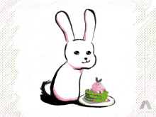 Bunny Pancake GIF - Bunny Pancake Hungry GIFs