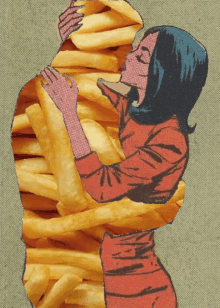 My One True Love GIF - French Fries Fries Love GIFs