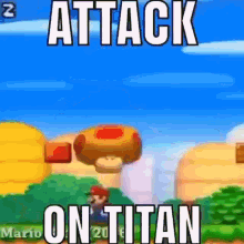 Attack On Titan Mario GIF - Attack On Titan Mario Sorizona GIFs