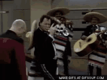 What'S Happening Here GIF - Star Trek Mariachi Band GIFs