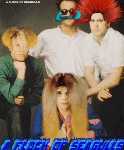 A Flock Of Seagulls Hair GIF - A Flock Of Seagulls Flock Of Seagulls Hair -  Discover & Share GIFs