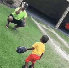 Ouch Cute GIF - Ouch Cute Father And Son GIFs
