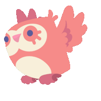 Owl Flying Sticker - Owl Flying Stickers