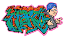 graffiti marco name sticker wizard graffiti cholowiz13graffiti