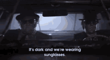 its dark sunglasses cool car driving