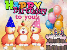Cat Happy Birthday To You GIF - Cat Happy Birthday To You Singing GIFs