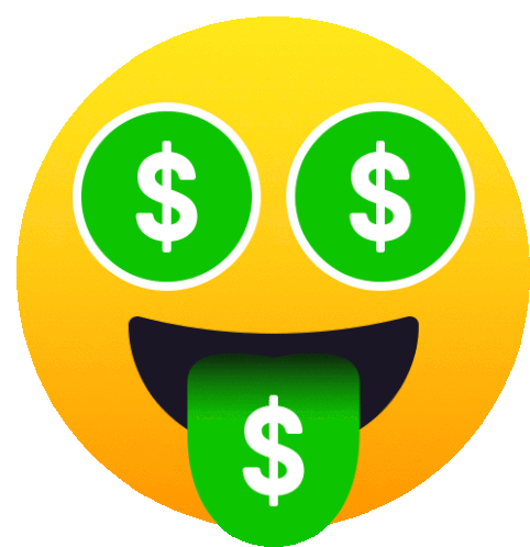 Money Mouth Face People Sticker - Money Mouth Face People Joypixels Stickers