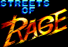 Streets Of Rage Logo GIF - Streets Of Rage Logo GIFs
