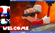 Mario Smg4 GIF - Mario Smg4 Hell GIFs