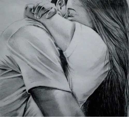 How to draw Romantic Couple Hugging for beginners || Happy Valentine's Day  Drawing || Pencil Sketch - YouTube