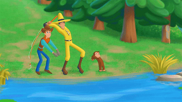 Curious George Goes Fishing