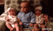 Confused Baby GIF - Cute Baby Siblings GIFs