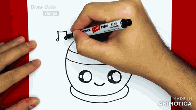 cute things to draw for your girlfriend step by step