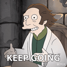 Keep Going Dr Mulberry GIF - Keep Going Dr Mulberry Disenchantment GIFs