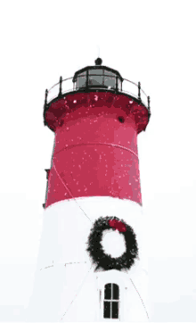 Christmas Lighthouse GIF - Christmas Lighthouse Snow GIFs
