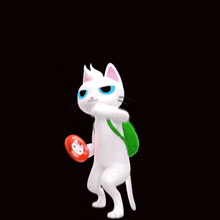 a red coin that says mew on it is surrounded by other coins