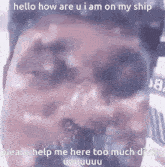 Hello I Am Under The Water Hello I Am On My Ship GIF
