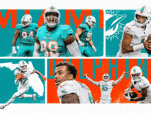 Miami Dolphins Players Finsup GIF - Miami Dolphins Players Finsup Lookrizzle2 GIFs