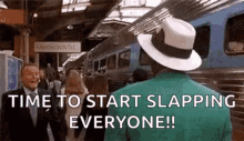 Slapping The Crapin Shit Out Of Peeps From Dc GIF