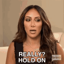 Really Hold On Real Housewives Of New Jersey GIF - Really Hold On Real Housewives Of New Jersey Rhnj GIFs