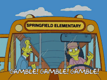 Gamble Atlantic City GIF - Gamble Atlantic City Simpsons GIFs