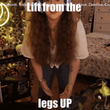 Rozenessa Legs Up GIF
