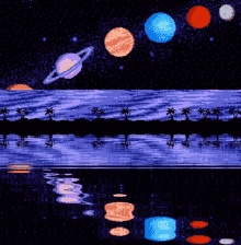 Space Night GIF