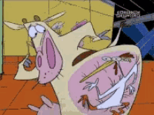 Cow And Chicken Booty GIF