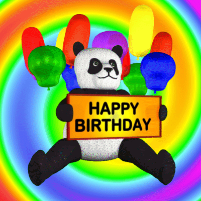 panda happy birthday gif