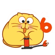 cat pumping bicycle pump kitty cat fat kitty cat
