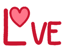 Heart Luv You Sticker - Heart Luv You Stickers