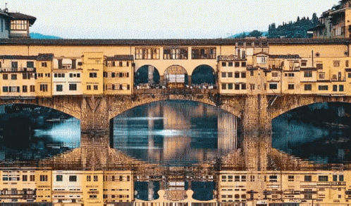 Firenze Ponte Vecchio Arno GIF - Florence Italy - Discover & Share GIFs