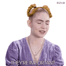 Theyre Important Claire Elise Boucher GIF - Theyre Important Claire Elise Boucher Grimes GIFs