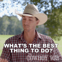 Whats The Best Thing To Do Cody Harris GIF - Whats The Best Thing To Do Cody Harris The Cowboy Way GIFs