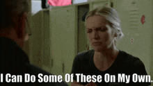 Chicago Fire Sylvie Brett GIF - Chicago Fire Sylvie Brett I Can Do Some Of These On My Own GIFs