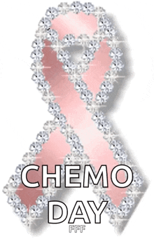 breastcancerawareness logo sparkling ribbon chemoday