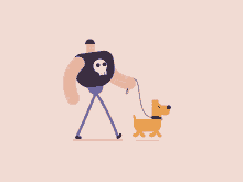 walking dog