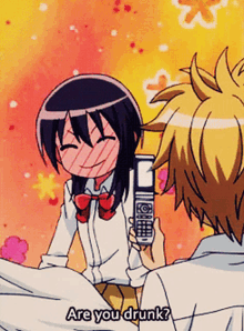 maidsama anime drunk smile are you drunk