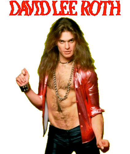 David Lee Roth Van Halen Sticker - David Lee Roth Van Halen Music Stickers