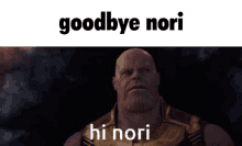 nori hi bye goodbye thanos