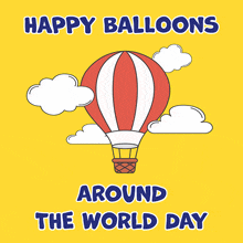 Happy Balloons Around The World Day October 1 GIF